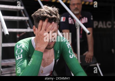 Pérouse, Italie. 10 mai 2024. Ganna Filippo (Team Ineos Grenadiers) lors de l'étape 7 du Giro d'Italia de Foligno à Pérouse (ITT), 10 mai 2024 Italie. (Photo de Massimo Paolone/Lapresse) crédit : LaPresse/Alamy Live News Banque D'Images