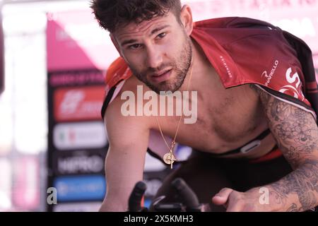 Pérouse, Italie. 10 mai 2024. Ganna Filippo (Team Ineos Grenadiers) lors de l'étape 7 du Giro d'Italia de Foligno à Pérouse (ITT), 10 mai 2024 Italie. (Photo de Massimo Paolone/Lapresse) crédit : LaPresse/Alamy Live News Banque D'Images