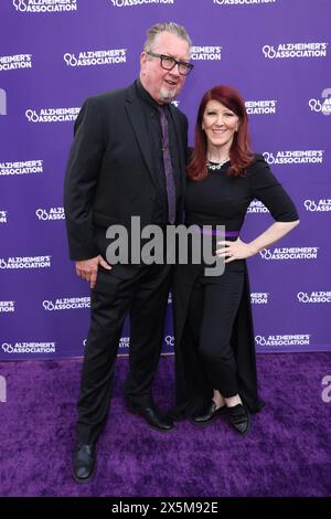 Culver City, États-Unis. 09 mai 2024. Chris Haston et Kate Flannery assistent au Gala annuel Magic of Music de l'Alzheimer Association California Southland aux Sony Pictures Studios le 9 mai 2024 à Culver City, en Californie. Photo : Crash/imageSPACE crédit : Imagespace/Alamy Live News Banque D'Images