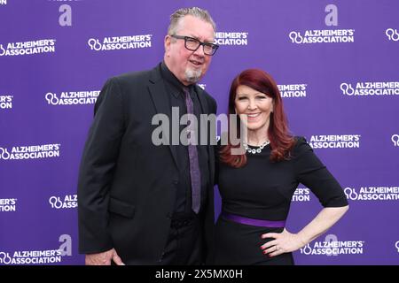 Culver City, États-Unis. 09 mai 2024. Chris Haston et Kate Flannery assistent au Gala annuel Magic of Music de l'Alzheimer Association California Southland aux Sony Pictures Studios le 9 mai 2024 à Culver City, en Californie. Photo : Crash/imageSPACE/SIPA USA crédit : SIPA USA/Alamy Live News Banque D'Images