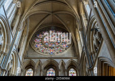 TRURO, CORNOUAILLES, ROYAUME-UNI, 6 MAI. Vue intérieure de la cathédrale de Truro, Cornouailles, le 6 mai 2024. Banque D'Images