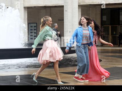 New York, NY, États-Unis. 10 mai 2024. Sarah Jessica Parker filmant la nouvelle saison de and Just Like That le 10 mai 2024 à New York. Crédit : RW/Media Punch/Alamy Live News Banque D'Images