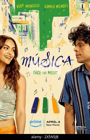 Affiche Musica Rudy Mancuso & Camila Mendes Banque D'Images