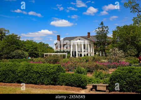 Mount Pleasant, Charleston, Caroline du Sud, États-Unis. Boone Hall Plantation and Gardens, ancien manoir sud et ancienne plantation d'esclaves. (Usage éditorial uniquement) Banque D'Images
