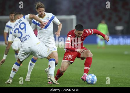 Bari, Italie. 10 mai 2024. Gennaro Acampora (SS Calcio Bari) en action lors de la SSC Bari vs Brescia Calcio, match de football italien Serie B à Bari, Italie, 10 mai 2024 crédit : Agence photo indépendante/Alamy Live News Banque D'Images