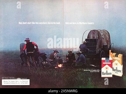 Vintage 'Playboy' magazine avril 1975 annonce, États-Unis Banque D'Images