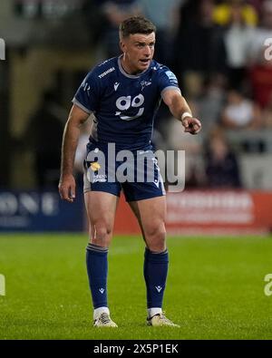 Solde Sharks Fly-Half George Ford pendant le match Gallagher Premiership match Sale Sharks vs Leicester Tigers au Salford Community Stadium, Eccles, Royaume-Uni, 10 mai 2024 (photo par Steve Flynn/News images) Banque D'Images