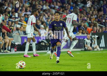Orlando, Floride, États-Unis, 27 avril 2024, Facundo Torres, joueur SC d'Orlando City, #10 au stade Inter&Co. (Crédit photo : Marty Jean-Louis) Banque D'Images