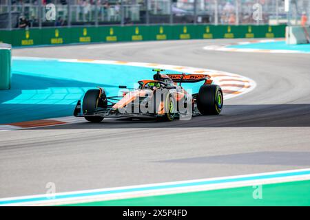 4 Lando Norris (GBR) McLaren MCL38 - Mercedes pendant la FORMULE 1 CRYPTO. COM MIAMI GRAND PRIX, Miami International Autodrome, Miami, FL, États-Unis Banque D'Images