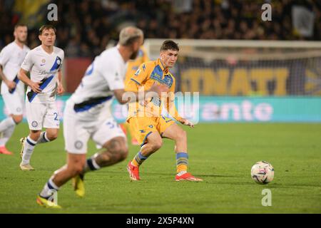 Stadio Benito Stirpe, Frosinone, Italie. 10 mai 2024. Série A Football ; Frosinone versus Inter Milan ; Matias Soule of Frosinone Credit : action plus Sports/Alamy Live News Banque D'Images