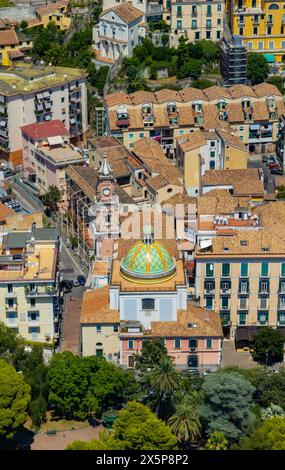 Eglise de Sainte Marie de l'annonce à Salerne, côte amalfitaine, Italie. Banque D'Images