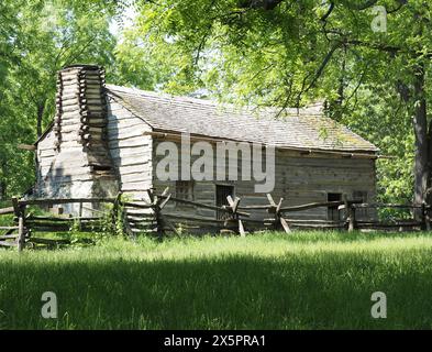 Rutledge Tavern au New Salem State Historic site dans l'Illinois Banque D'Images