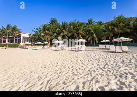 Plage sur l'île Hon Tam, Nha Trang, province Khan Hoa, Vietnam, Vietnam Banque D'Images