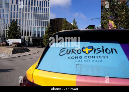 Malmo, Suède. 11 mai 2024. MALMO - L'hôtel où la délégation néerlandaise séjourne avant la finale du concours Eurovision de la chanson. On ne sait pas encore si l'entrée néerlandaise Joost Klein sera également montrée. Il a été annoncé précédemment qu'une enquête sur Klein, âgé de 26 ans, était en cours à la suite d'un incident. ANP SANDER KONING netherlands Out - belgique Out crédit : ANP/Alamy Live News Banque D'Images