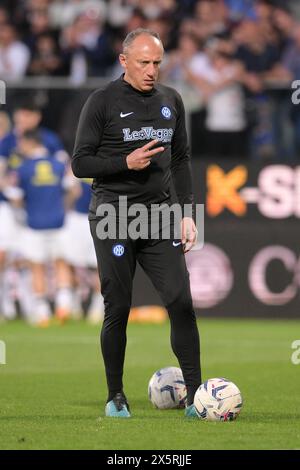 10 mai 2024, Stadio Benito Stirpe, Frosinone, Italie ; Serie A Football; Frosinone versus Internazionale Milan ; Gianluca Zappala, entraîneur de gardien de but pour l'Internazionale Milan crédit : Roberto Ramaccia/Alamy Live News Banque D'Images