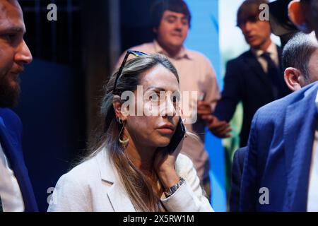 Rome, Italie. 11 mai 2024. Arianna Meloni alla presentazione dei candidati FDL del Lazio alle elezioni europee -Politica- Rome, Italia - Sabato 11, Maggio 2024 (foto Cecilia Fabiano/LaPresse) Arianna Meloni à la présentation des candidats FDL du Lazio aux élections européennes - politique - Rome, Italie - samedi 11 mai 2024 (photo Cecilia Fabiano/LaPresse) crédit : LaPresse/Alamy Live News Banque D'Images