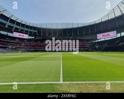 Londres, Royaume-Uni. 11 mai 2024. Pré-match au Tottenham Hotspur contre Burnley EPL match, au Tottenham Hotspur Stadium, Londres, Royaume-Uni le 11 mai 2024. Crédit : Paul Marriott/Alamy Live News Banque D'Images