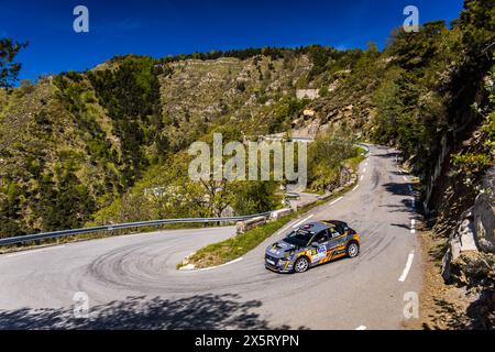 3ème tour du Championnat de, France. , . Des Rallyes 2024, du 10 au 11 mai à Antibes, France - photo Bastien Roux/DPPI crédit : DPPI Media/Alamy Live News Banque D'Images