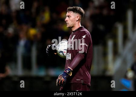 Frosinone, Italie. 10 mai 2024. Michele Cerofolini de Frosinone Calcio lors du match de Serie A TIM entre Frosinone Calcio et le FC Internazionale au Stadio Benito Stirpe le 10 mai 2024 à Frosinone, Italie. Crédit : Giuseppe Maffia/Alamy Live News Banque D'Images