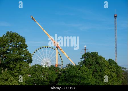 Spring Fun Fair , Stuttgarter Fruehlingsfest Stuttgart, Allemagne Banque D'Images