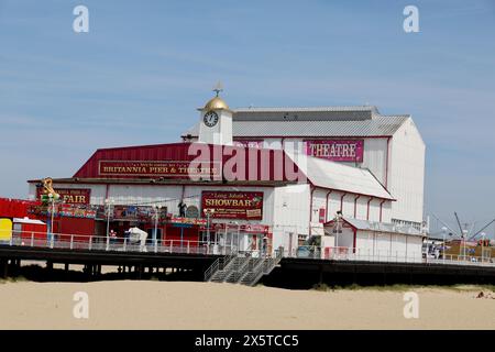 Historique Britannia Pier, Marine Parade, Great Yarmouth, Norfolk, Angleterre, ROYAUME-UNI Banque D'Images