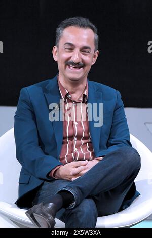 Milan, Italie. 10 mai 2024. Milan, émission TV 'TV Talk' - Nicola Savino crédit : Agence photo indépendante/Alamy Live News Banque D'Images
