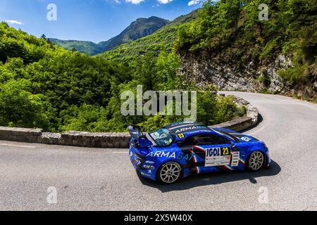 3ème tour du Championnat de, France. , . Des Rallyes 2024, du 10 au 11 mai à Antibes, France - photo Bastien Roux/DPPI crédit : DPPI Media/Alamy Live News Banque D'Images