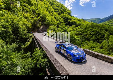 3ème tour du Championnat de, France. , . Des Rallyes 2024, du 10 au 11 mai à Antibes, France - photo Bastien Roux/DPPI crédit : DPPI Media/Alamy Live News Banque D'Images