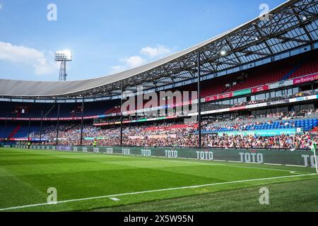 Rotterdam, pays-Bas. 11 mai 2024. Rotterdam - Aperçu du stade lors du match opposant Feyenoord V1 contre FC Utrecht V1 au Stadion Feijenoord de Kuip le 11 mai 2024 à Rotterdam, pays-Bas. Crédit : Box to Box Pictures/Alamy Live News Banque D'Images