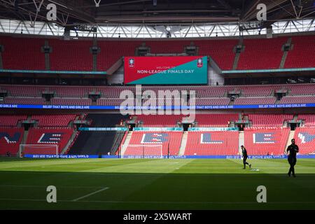 Londres, Royaume-Uni. 11 mai 2024. Vue générale du stade de Wembley avant la finale du trophée Gateshead FC vs Solihull Moors FC FA au stade de Wembley, Londres, Angleterre, Royaume-Uni le 11 mai 2024 Credit : Every second Media/Alamy Live News Banque D'Images