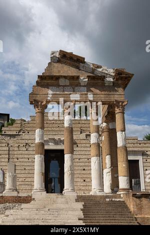 Parc archéologique BRIXIA 1., Brescia, Italie Banque D'Images