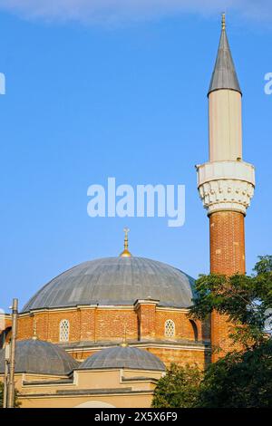 Vue de la mosquée Banya Bashi à Sofia. Bulgarie. Banque D'Images