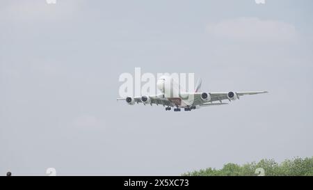 Unis Airbus A380 Banque D'Images