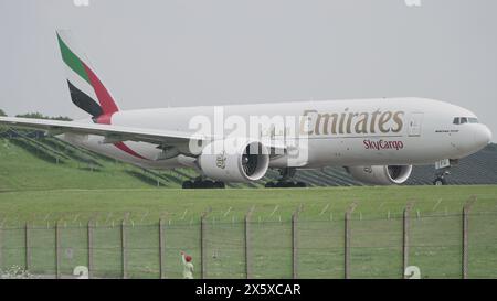 Emirates ShyCargo Boeing 777 Banque D'Images