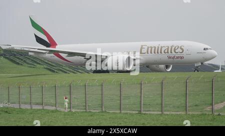 Emirates ShyCargo Boeing 777 Banque D'Images