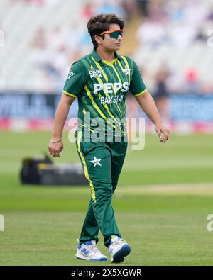 Edgbaston, Birmingham, Royaume-Uni. 11 mai 2024. 1st Vitality Womens T20 International, Angleterre contre Pakistan ; Nida Dar of Pakistan Credit : action plus Sports/Alamy Live News Banque D'Images