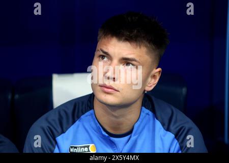 Saint-Pétersbourg, Russie. 11 mai 2024. Andrey Mostovoy (17 ans) de Zenit vu en action lors du match de premier League russe entre le Zenit Saint-Pétersbourg et le CSKA Moscou à Gazprom Arena. Score final ; Zenit 0:1 CSKA. (Photo de Maksim Konstantinov/SOPA images/SIPA USA) crédit : SIPA USA/Alamy Live News Banque D'Images