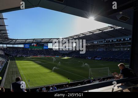 Kansas City, KS, États-Unis. 11 avril 2024. Le terrain attend le Sporting Kansas City et le Houston Dynamo FC avant le match au Children's Mercy Park à Kansas City, Kansas. David Smith/CSM/Alamy Live News Banque D'Images