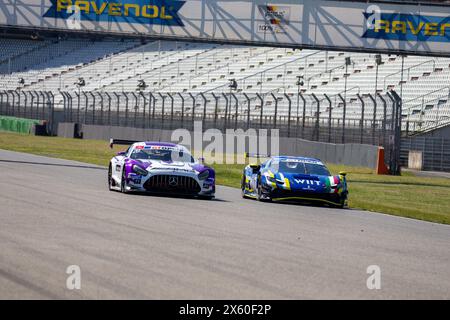 10. Mai 2024, Hockenheimring (Deutschland) : Freies Training der International GT Open Banque D'Images