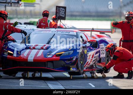 10. Mai 2024, Hockenheimring (Deutschland) : Freies Training der International GT Open Banque D'Images