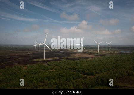 Great Orton, Windfarm, Carlise, Cumbria Banque D'Images