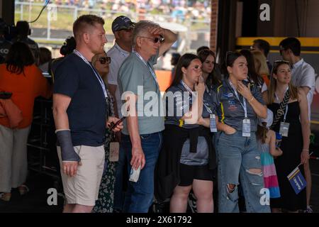 Longfield, Angleterre, Royaume-Uni. 12 mai 2024. Pièces de voiture LKQ Euro avec les invités SYNETIQ regarder Round 4 Brands Hatch Indy pendant le BTCC British Touring car Championship à Brands Hatch Indy, Longfield, Angleterre le 12 mai 2024. Photo de Chris Williams. Utilisation éditoriale uniquement, licence requise pour une utilisation commerciale. Aucune utilisation dans les Paris, les jeux ou les publications d'un club/ligue/joueur. Crédit : UK Sports pics Ltd/Alamy Live News crédit : UK Sports pics Ltd/Alamy Live News Banque D'Images