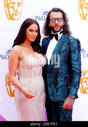 Vicky Pattison et Pete Wicks présents aux BAFTA TV Awards 2024, au Royal Festival Hall de Londres. Date de la photo : dimanche 12 mai 2024. Banque D'Images