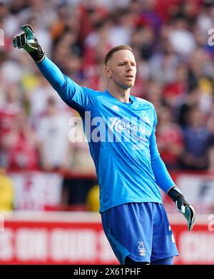 Nottingham, Royaume-Uni. 11 mai 2024. Matz sels de Nottingham Forest lors du match de premier League au City Ground, Nottingham. Le crédit photo devrait se lire : Andrew Yates/Sportimage crédit : Sportimage Ltd/Alamy Live News Banque D'Images