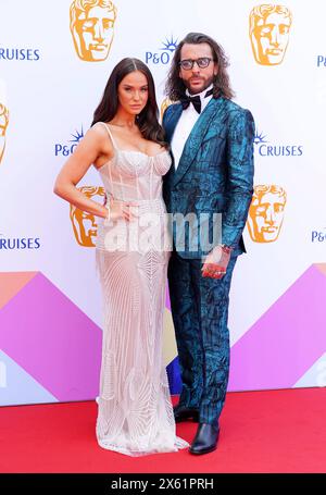 Vicky Pattison et Pete Wicks présents aux BAFTA TV Awards 2024, au Royal Festival Hall de Londres. Date de la photo : dimanche 12 mai 2024. Banque D'Images