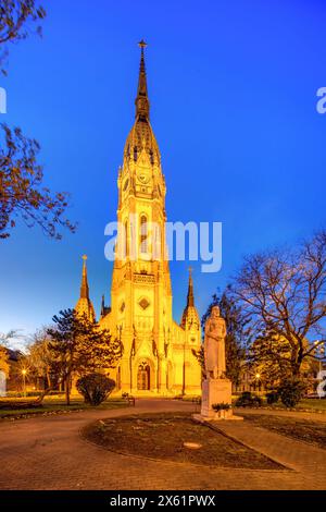 Budapest, Ladislaus-Kirche, Szent Laszlo tÃ R, Ödön Lechner, Gyula Partos 1898 // Budapest, Ladislaus Church, Szent Laszlo tÃ R, Ödön Lechner, Gyula P Banque D'Images