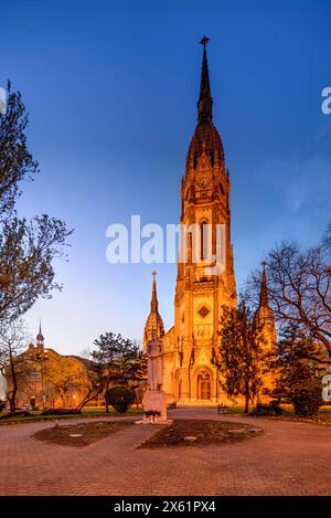 Budapest, Ladislaus-Kirche, Szent Laszlo tÃ R, Ödön Lechner, Gyula Partos 1898 // Budapest, Ladislaus Church, Szent Laszlo tÃ R, Ödön Lechner, Gyula P Banque D'Images