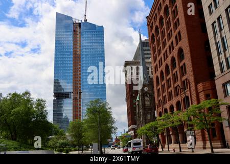 Le nouveau bâtiment Sherwin Williams est construit dans le centre-ville de Cleveland en mai 2024 Banque D'Images