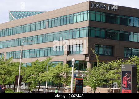 Immeuble de bureaux de Jones Day au centre-ville de Cleveland en mai 2024 Banque D'Images