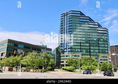 North point Office Building et Tower au centre-ville de Cleveland en mai 2024 Banque D'Images